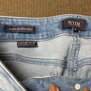 NYDJ Light Blue Straight Leg Jeans
